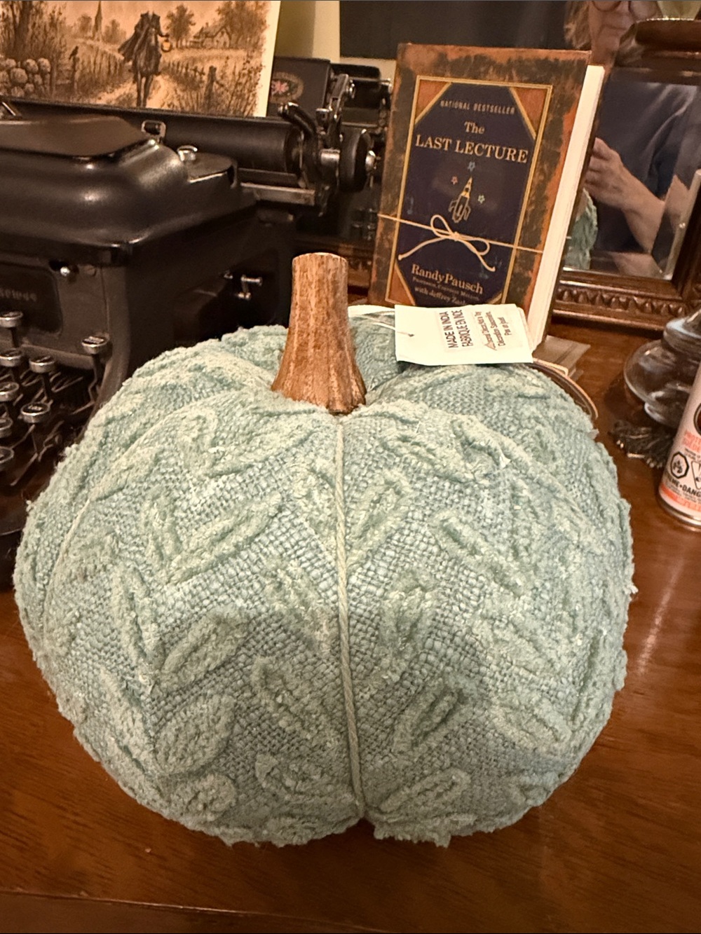 Macrame Decorative Pumpkin - Light Sage